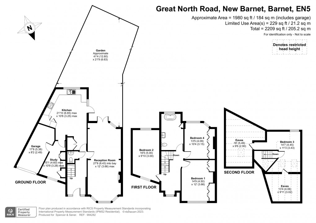Floorplan for Great North Road, New Barnet, Barnet
