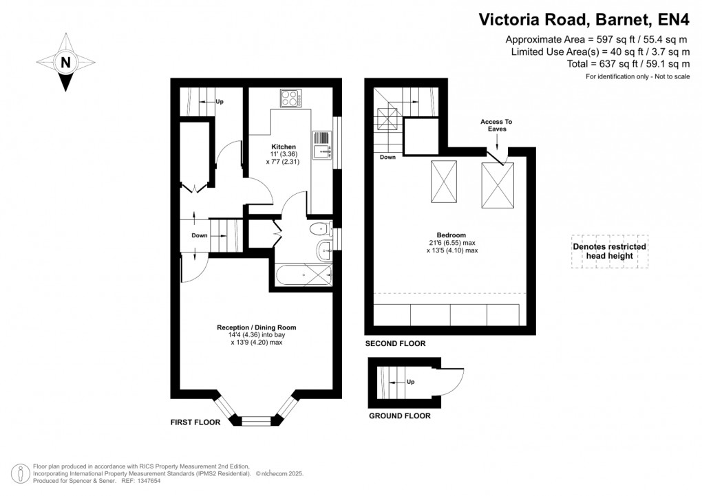 Floorplan for Victoria Road, New Barnet