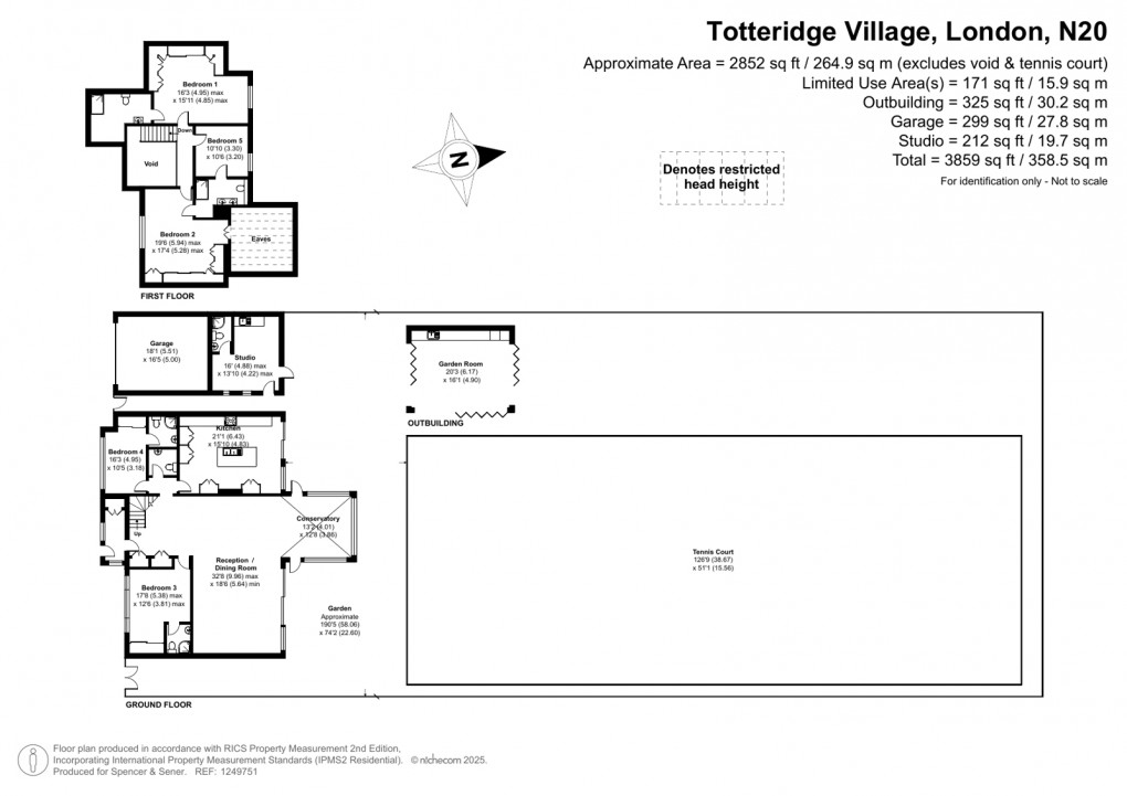 Floorplan for Totteridge Village, Totteridge, London