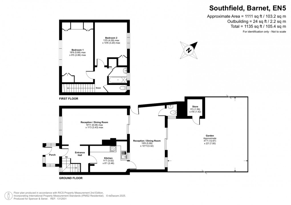 Floorplan for Southfield, Barnet