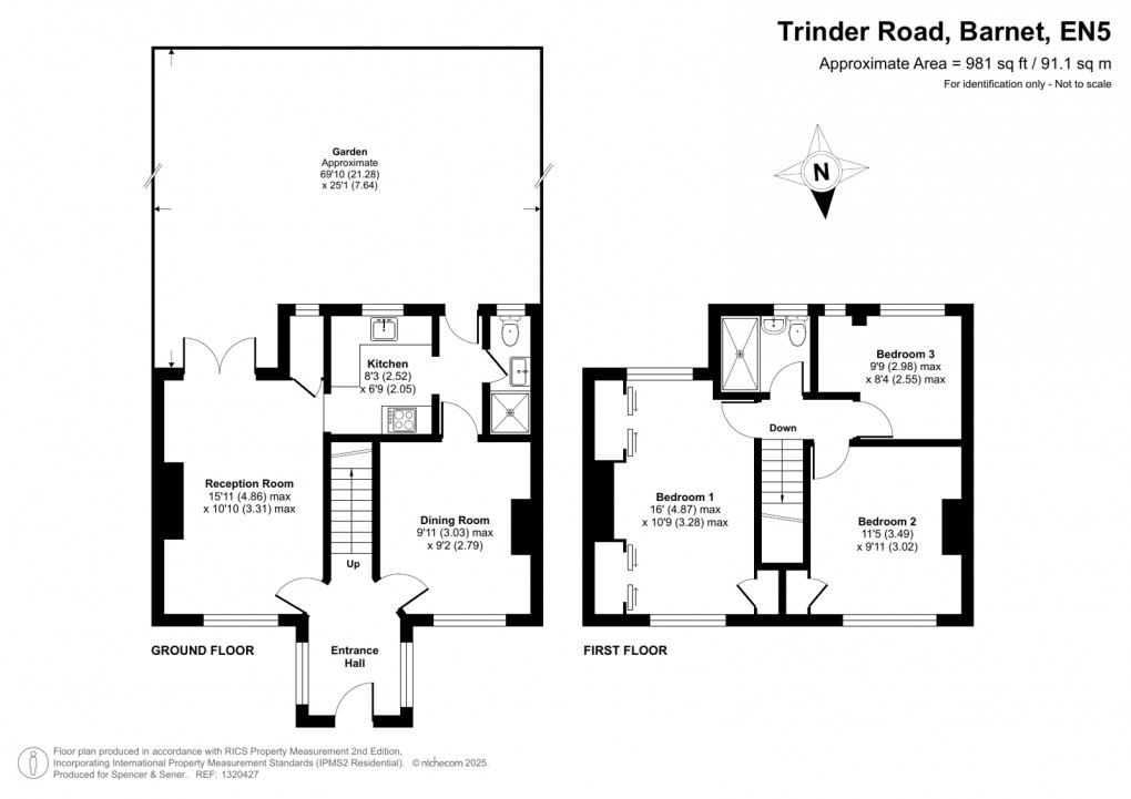Floorplan for Trinder Road, Barnet
