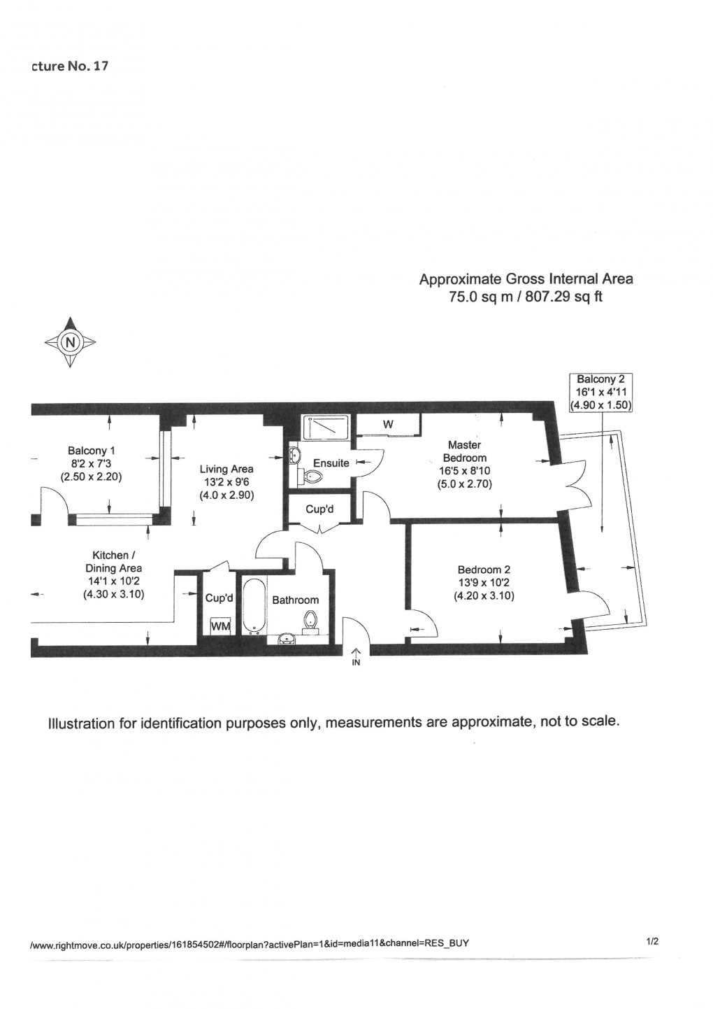 Floorplan for Hera Avenue, Barnet