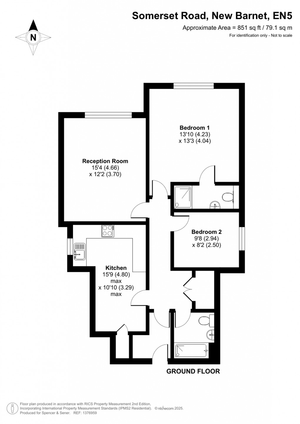 Floorplan for Bure Court, 11 Somerset Road, New Barnet, Barnet