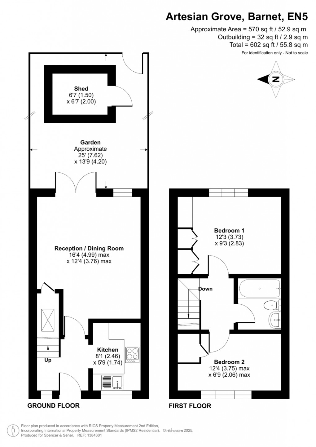 Floorplan for Artesian Grove, Barnet