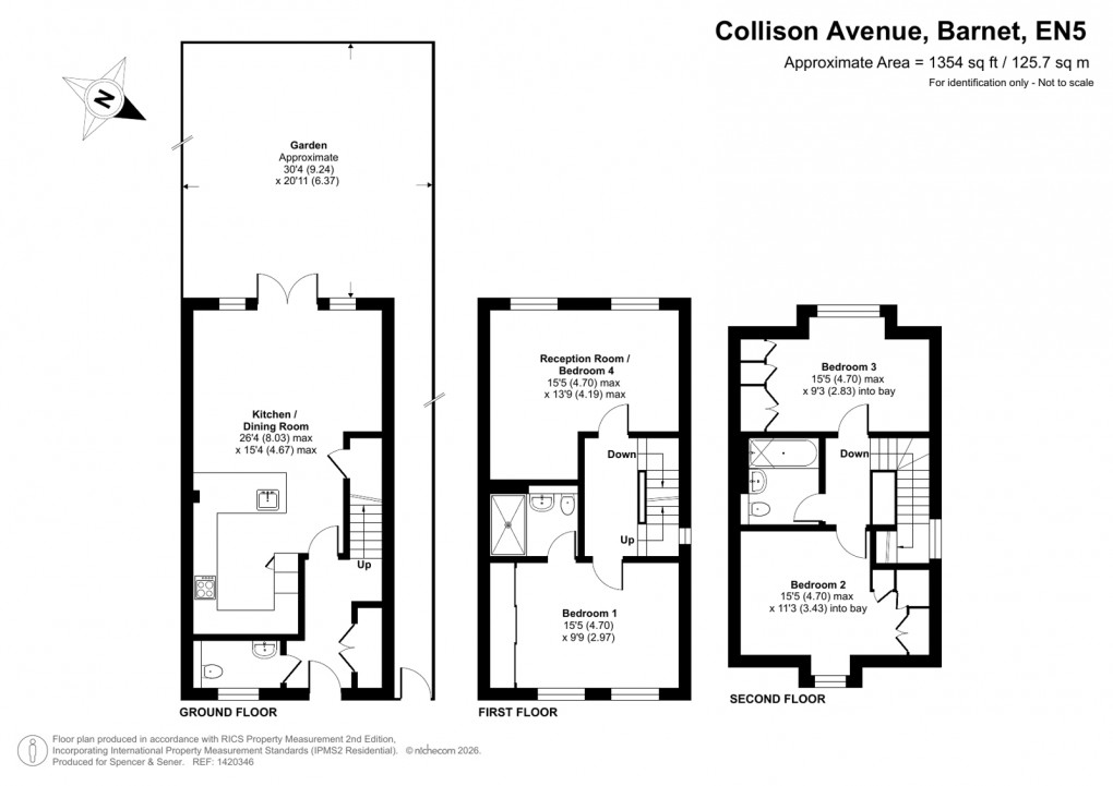 Floorplan for Collison Avenue, Barnet