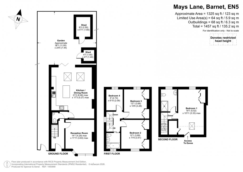 Floorplan for Mays Lane, Barnet