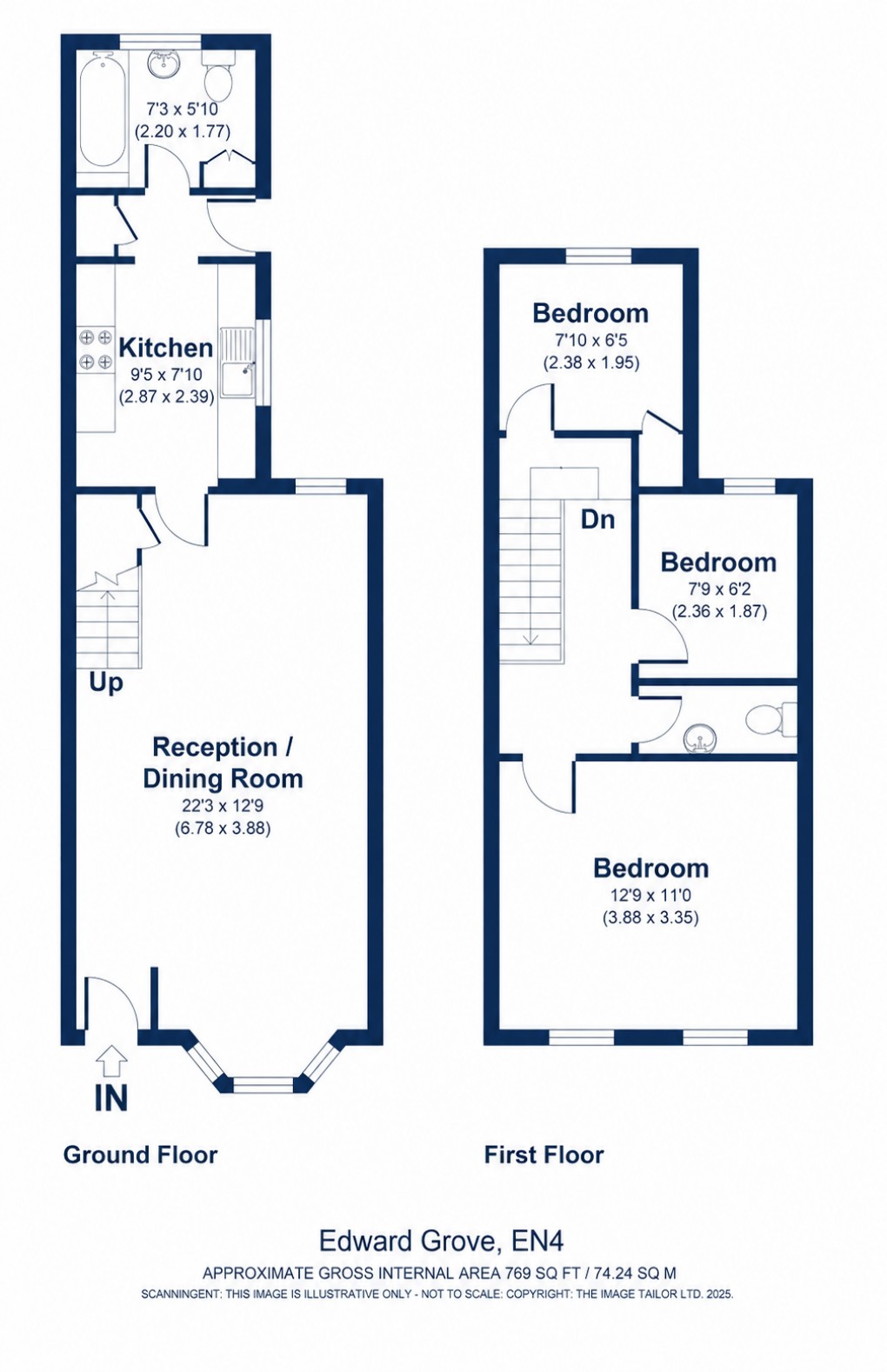 Floorplan for Edward Grove, Barnet
